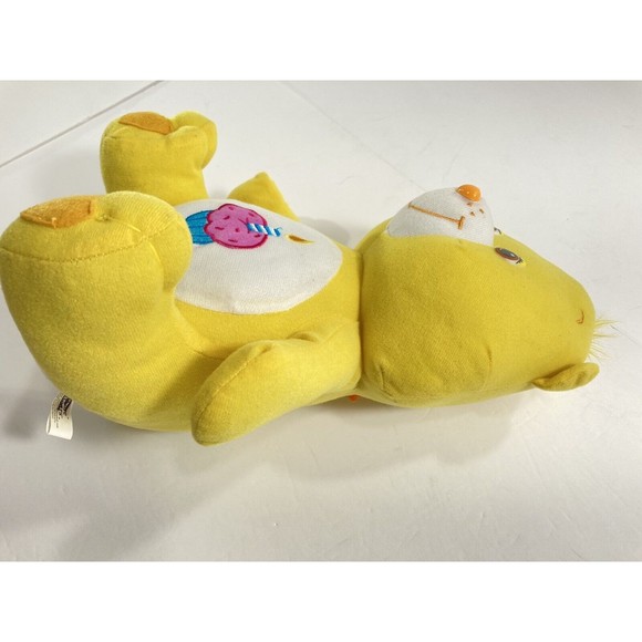 Care Bears 2006 Nanco 11"Plush Yellow Stuffed Toy Animal with Birthday Cupcake - Picture 10 of 12